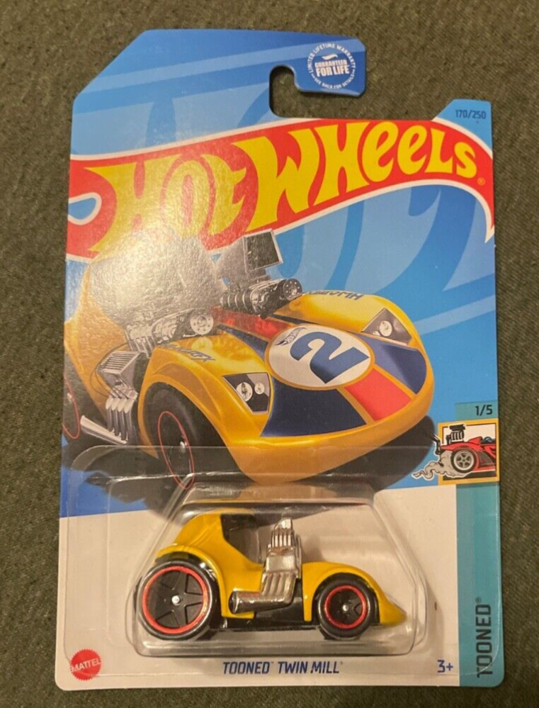 Hot Wheels Tooned Twin Mill yellow #170 - 2023 Tooned