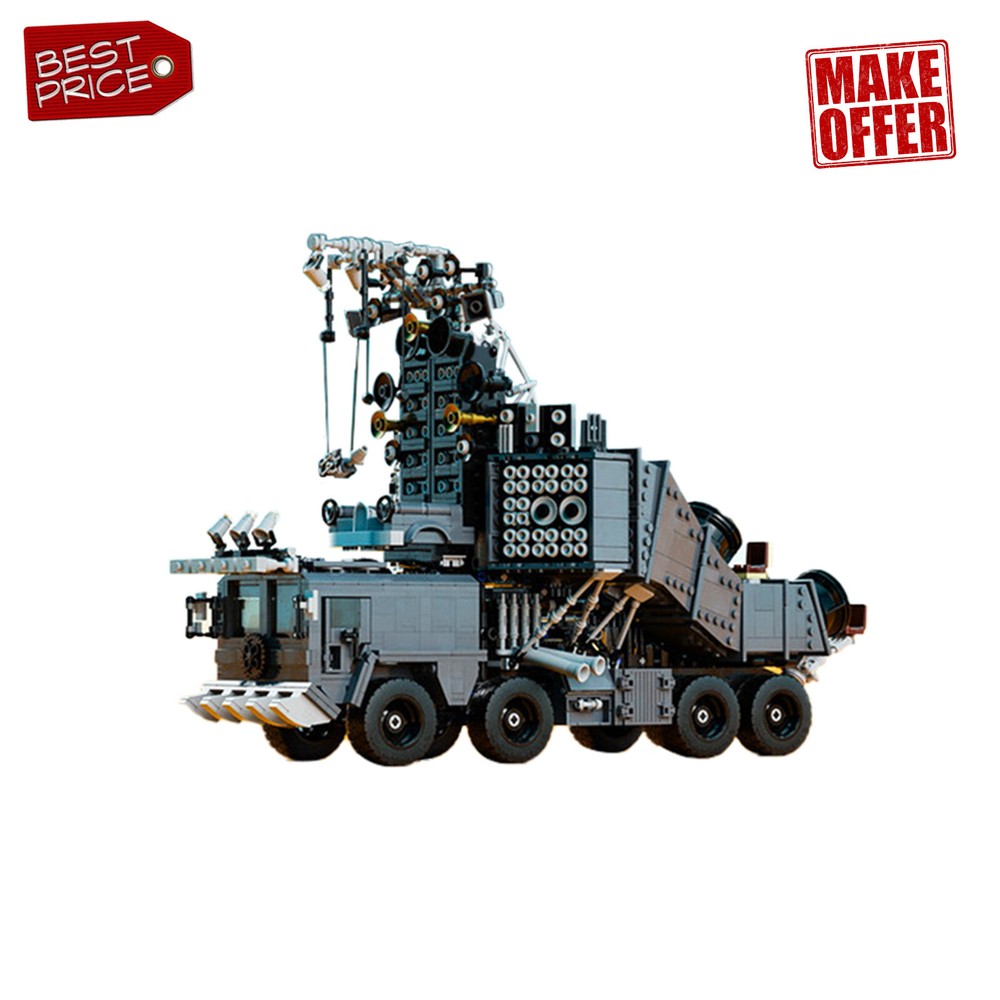 Vehicle Model Building Blocks for Dodge Station Wagon Truck MOC Bricks Toys Set