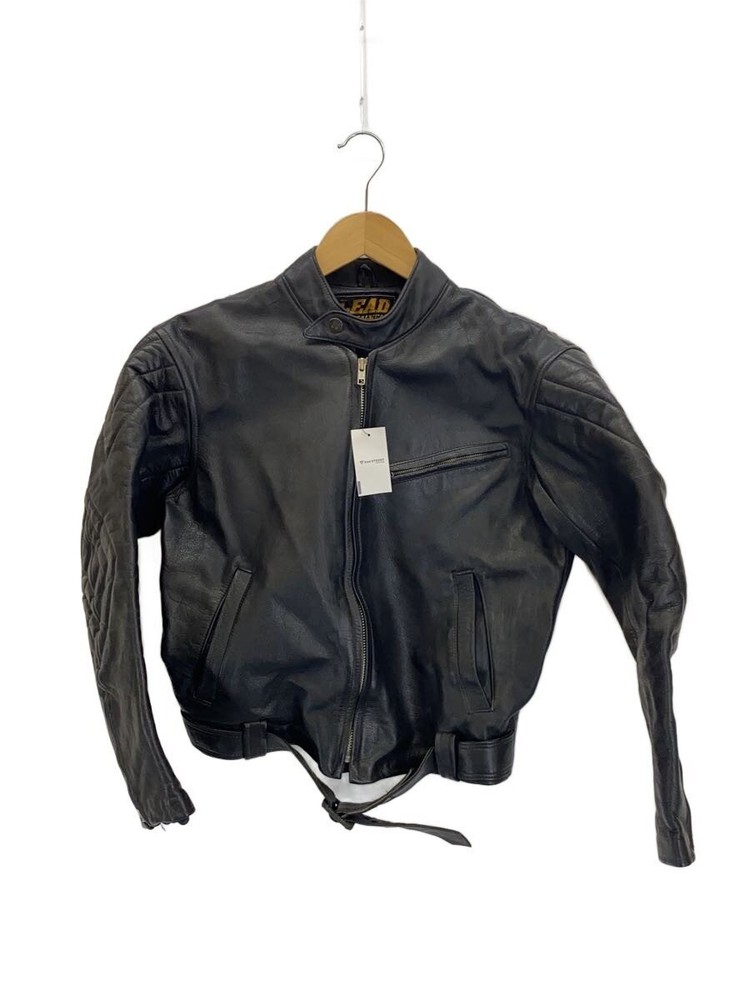 Leather Jacket Blouson/M/Leather/Blk 3464