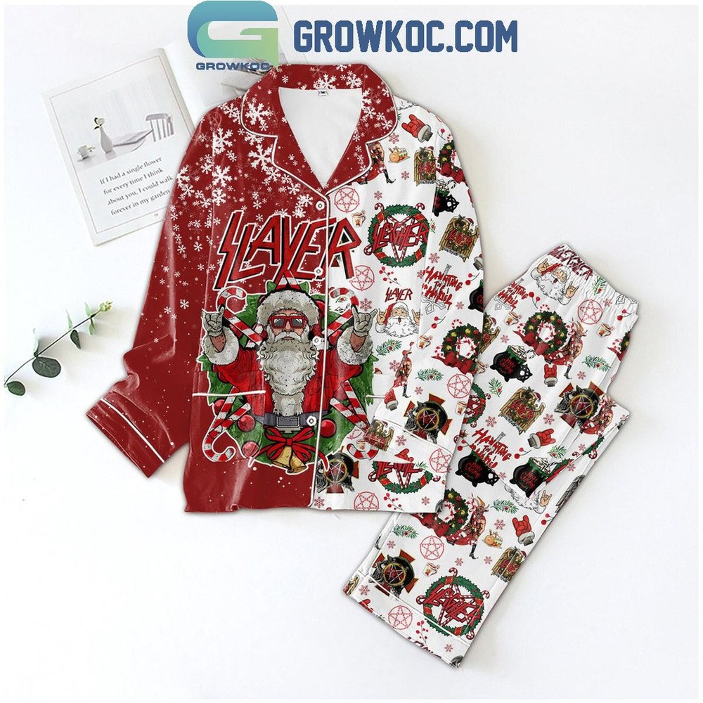 Spooky Slayer Haunting The Chapel Holiday Pajama Set