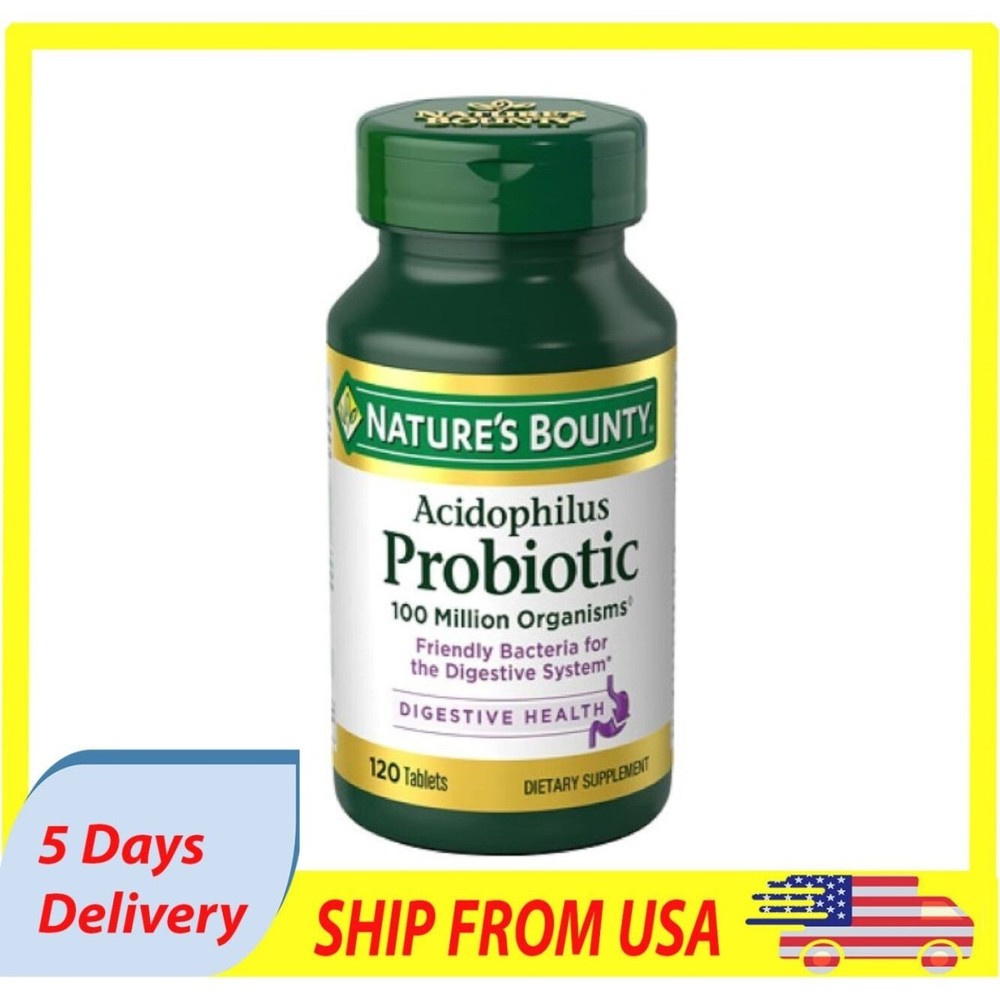 Probiotic pills, supporting digestive health, Unflavored,Gluten Free
