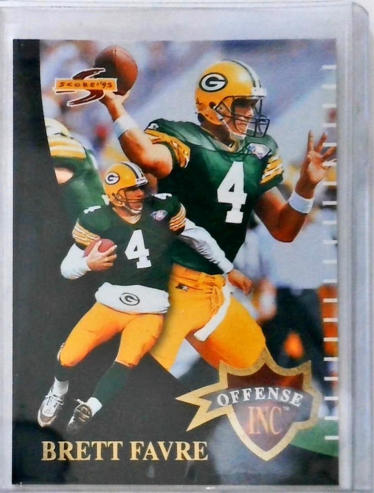 1995 Score Offense Inc. Green Bay Packers Football Card #8 Brett Favre