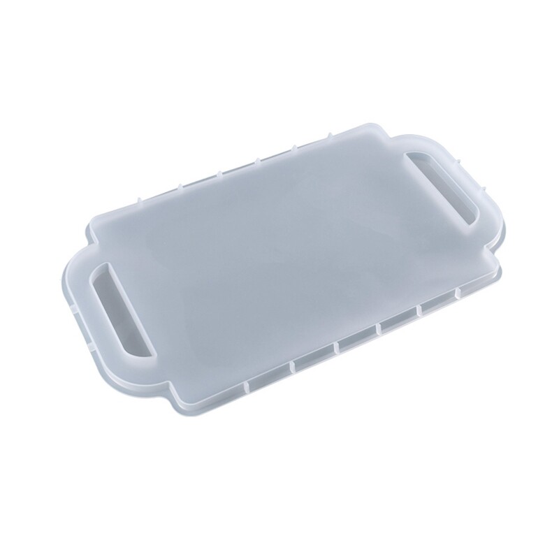 DIY Fruit Tea Cup Tray UV Crystal Epoxy Resin Mold Serving Plate Silicone Mould