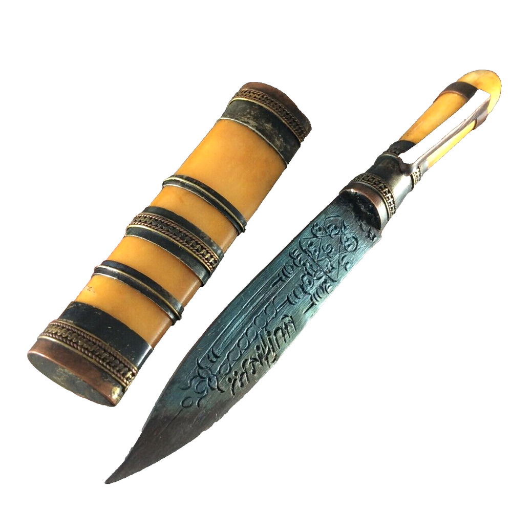 Top Knife MAGIC LP TIM Power Blade Pendant Thai Amulet HOLY Yantra Protection