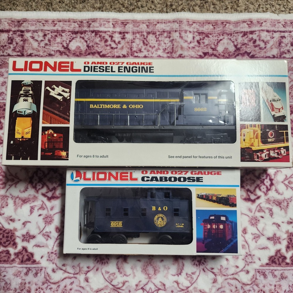Lionel Train Set - B&O Freight - 6-1652 - Complete In Boxes w/ caboose 6-6918
