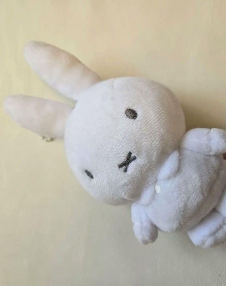 Miffy Rabbit Plush Keychain Cute Soft Key Holder