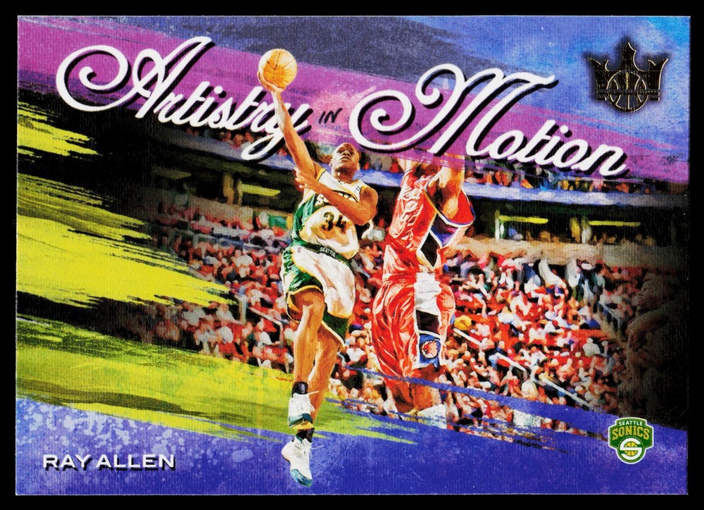 Ray Allen Panini Court Kings Artistry Motion Seahawks Card No. 18 2020-21