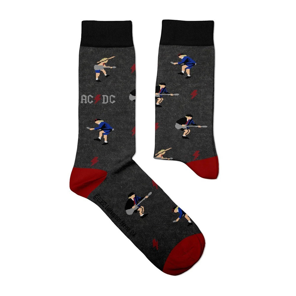 AC/DC Angus Young Ankle Socks UK 7�-11� Size One Size