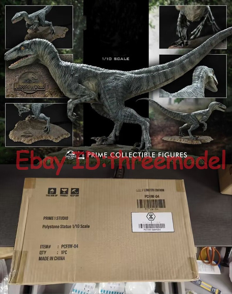 Prime 1 Studio 1/10 Delta Velociraptor Dinosaur Statue Model Available Now  