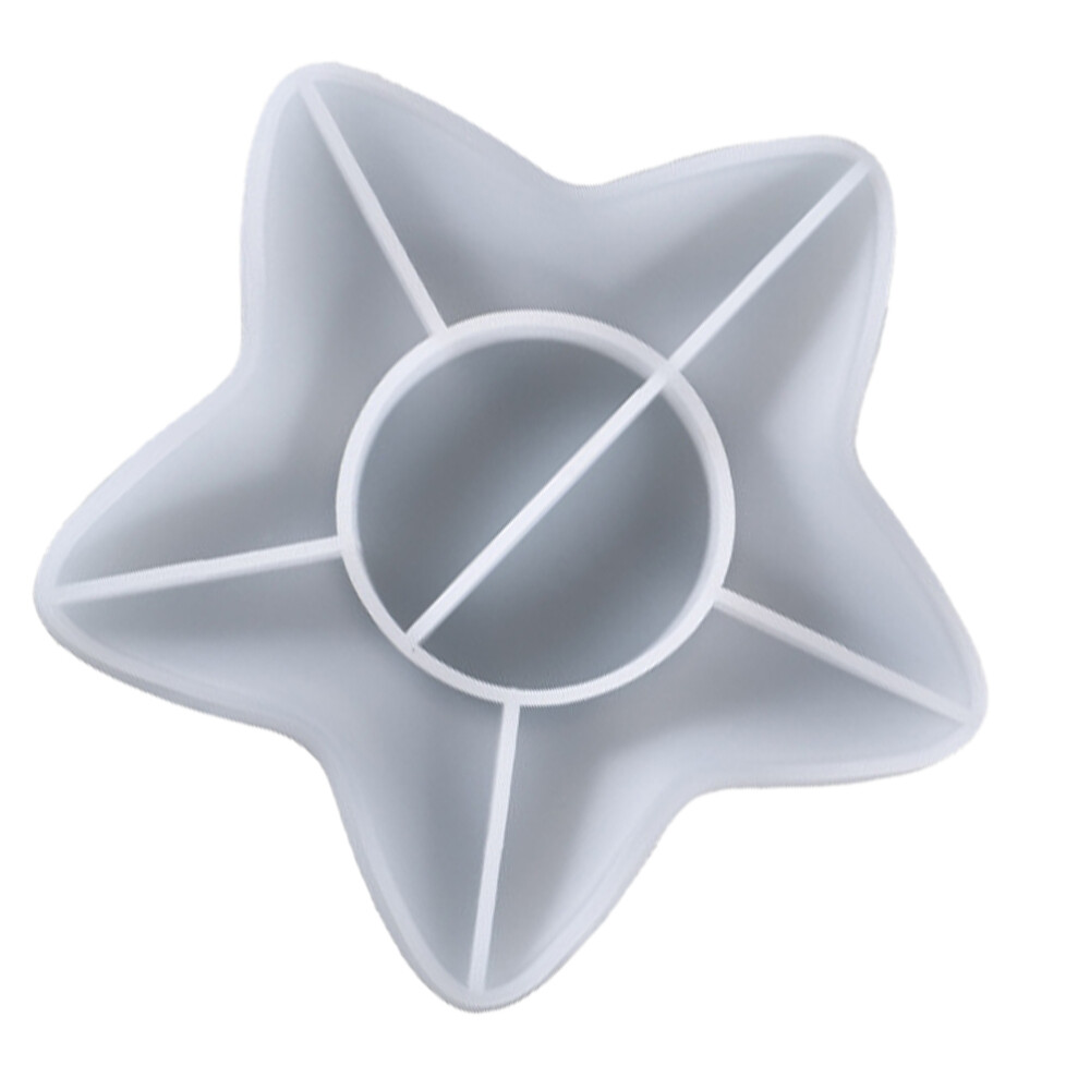 Silicone Crystal Epoxy Plate Mold for DIY Ashtray Crafting