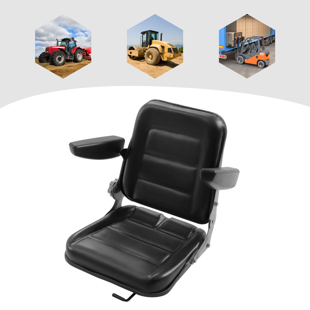 Universal Seat for Forklift Garden Tractor Lawn Mower w/Adjustable Backrest NEW!