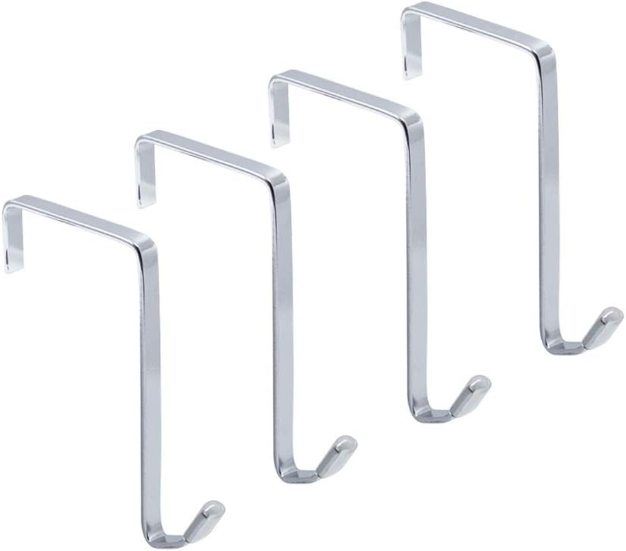 Over-The-Door Single Hook Organizer for Coats Towels and More in Durable Metal