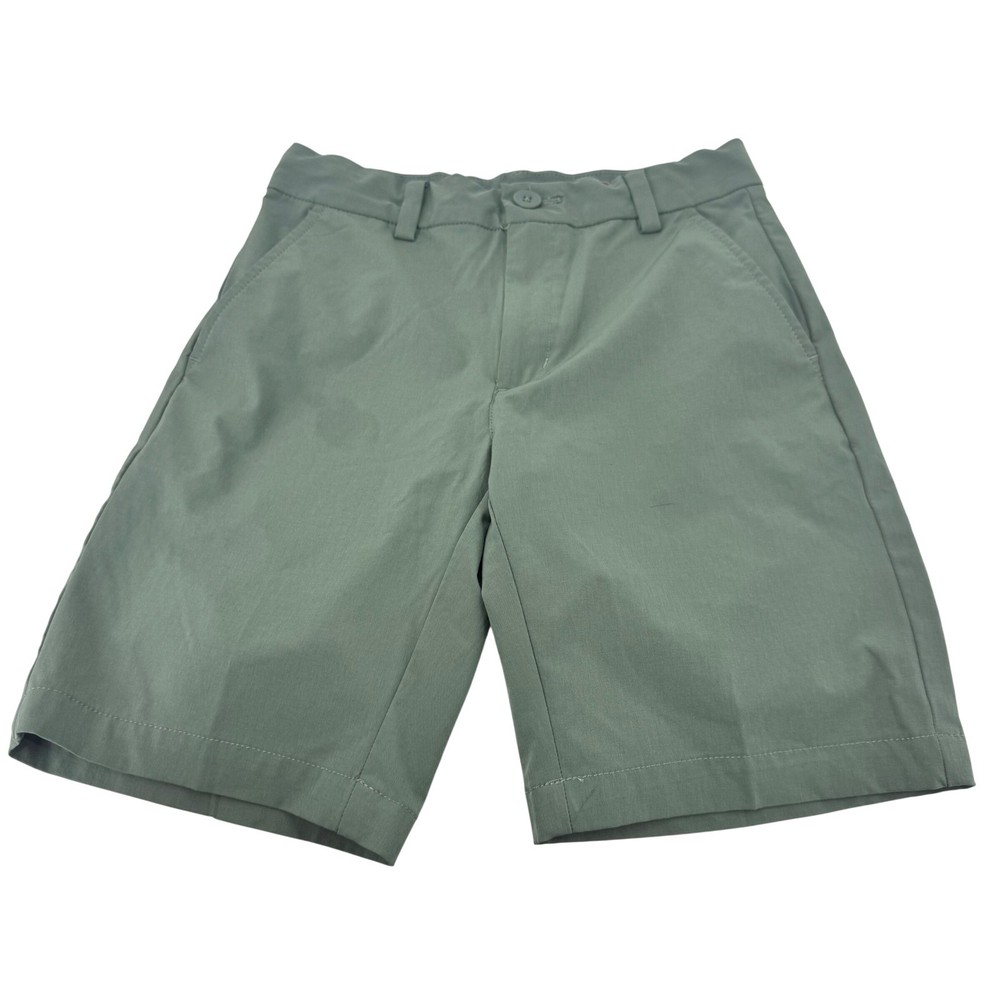 Vineyard Vines Performance Shorts Boys 10 Sage Green Stretch Golf Chino 7 Inseam