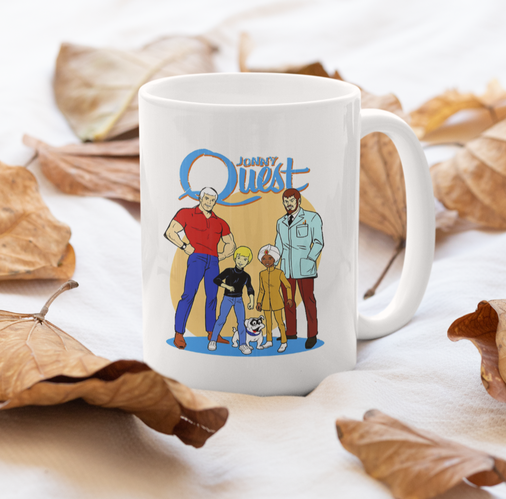 Jonny Quest Retro Cartoon Mug | Vintage Animation Gift | 11oz; 15oz Coffee Cup