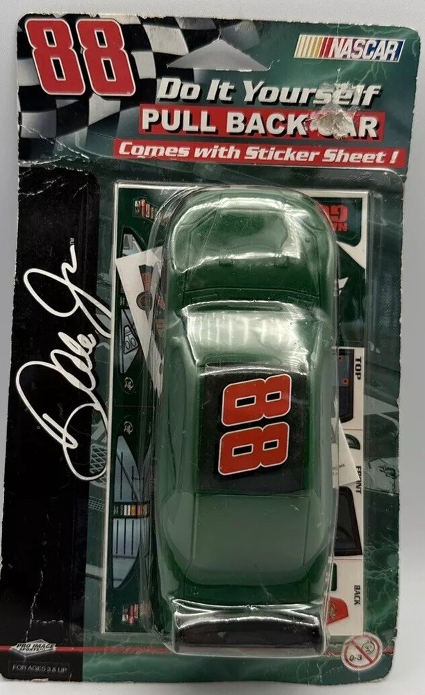 Dale Earnhardt Jr 88 DIY Stickers Pull Back Toy 2009 Edition