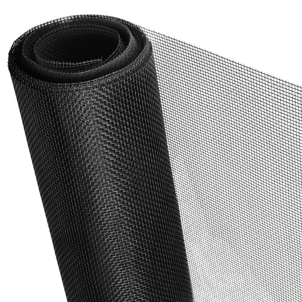 Adjustable Fiberglass Window Screen Mesh Roll Replacement for Patio and Windows