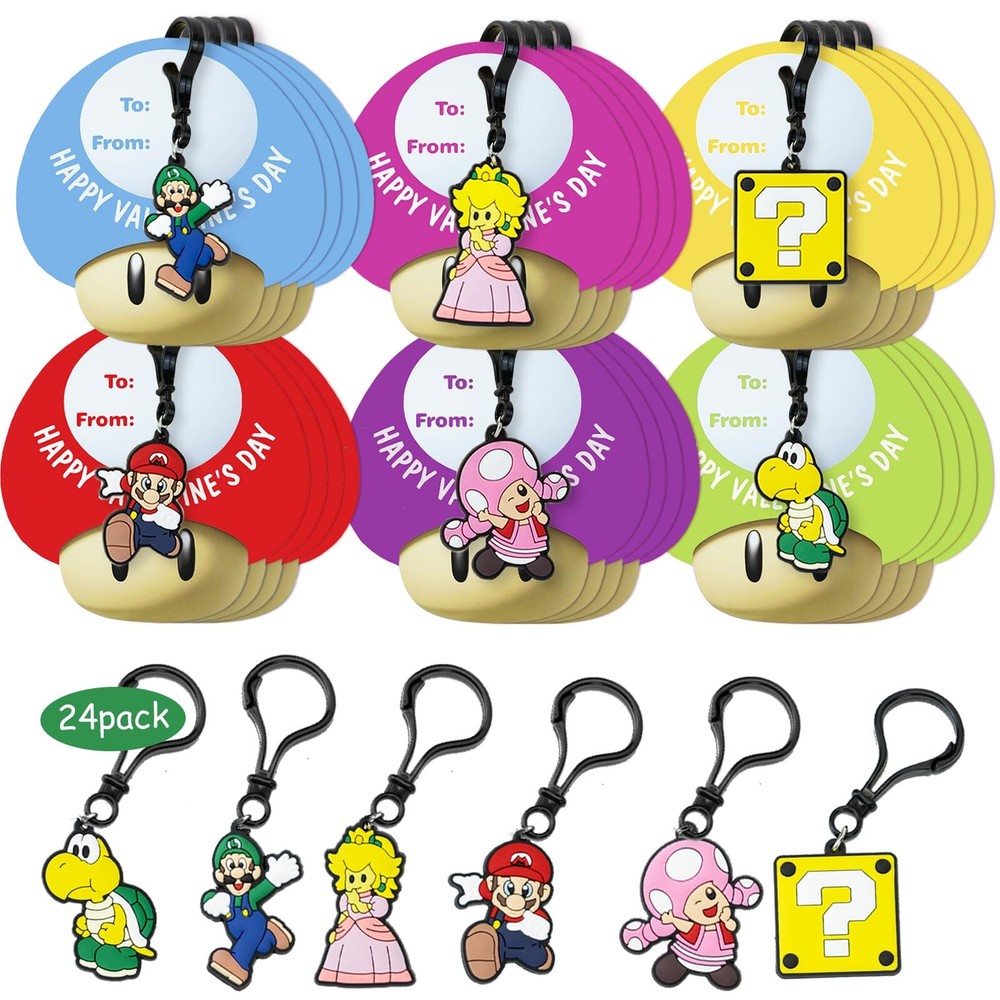 Valentines Cards for Kids Classroom, 24 Pack Valentines Day Cards for kids Sc...