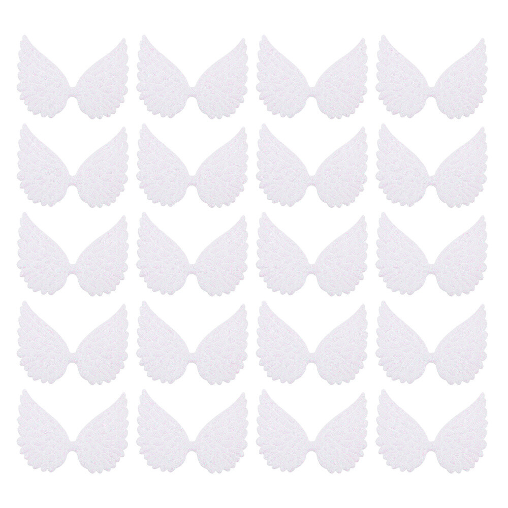 30 Pcs Angels Figurines DIY Wings Ornaments for Kids Mini Christmas Baby