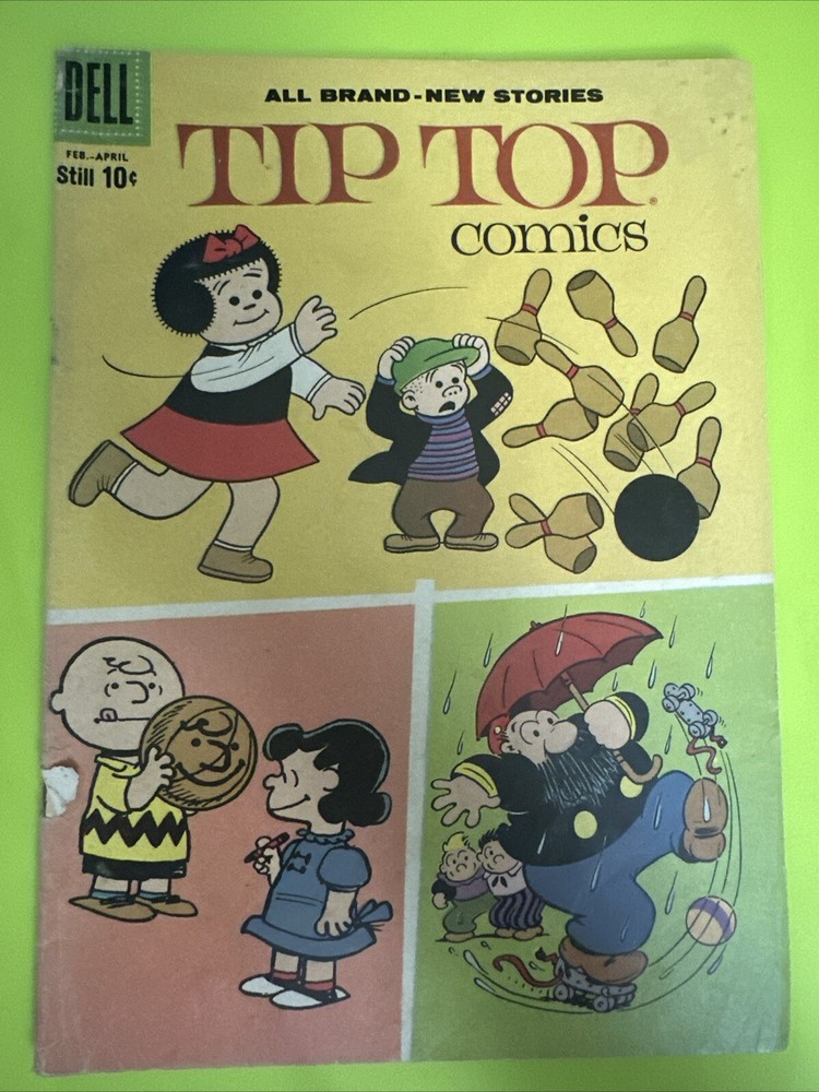 DELL TIP TOP COMICS 216 1959 PEANUTS Vintage Collectible Issue