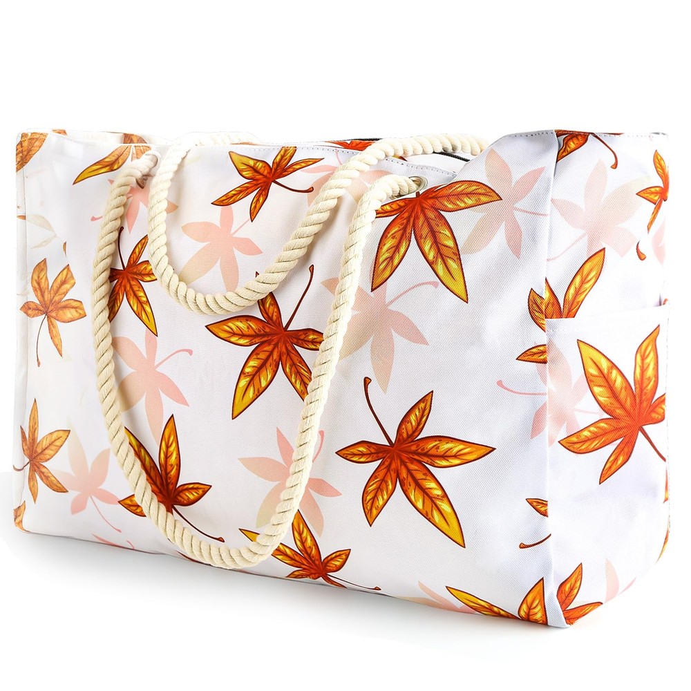 Large Beach Bag for Women & Men, Beach Bags Waterproof Sandproof, Travel Tote...