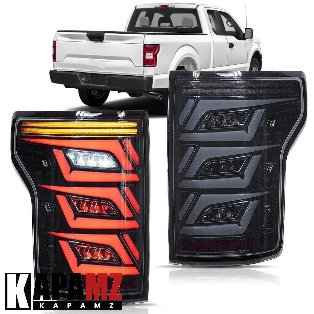 Left+Right FULL LED Tail Lights Brake Lamps For 2015-2020 Ford F150 F-150 Pickup