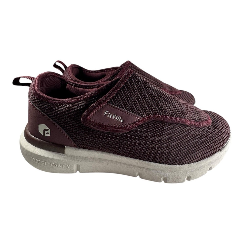 New FitVille Shoes Womens 11 EW Width Walking Casual Slip On Orthopedic Comfort