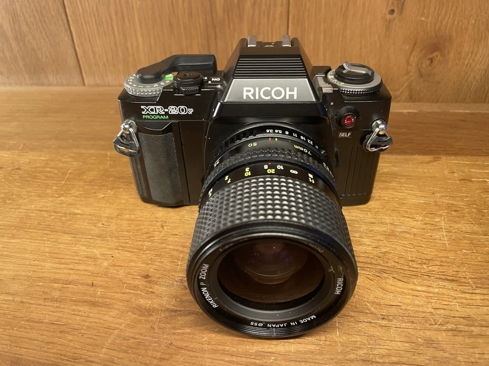 *Almost Mint* Ricoh XR-20SP Program Film Camera Rikenon P Zoom 35-70mm F/3.5-4.5