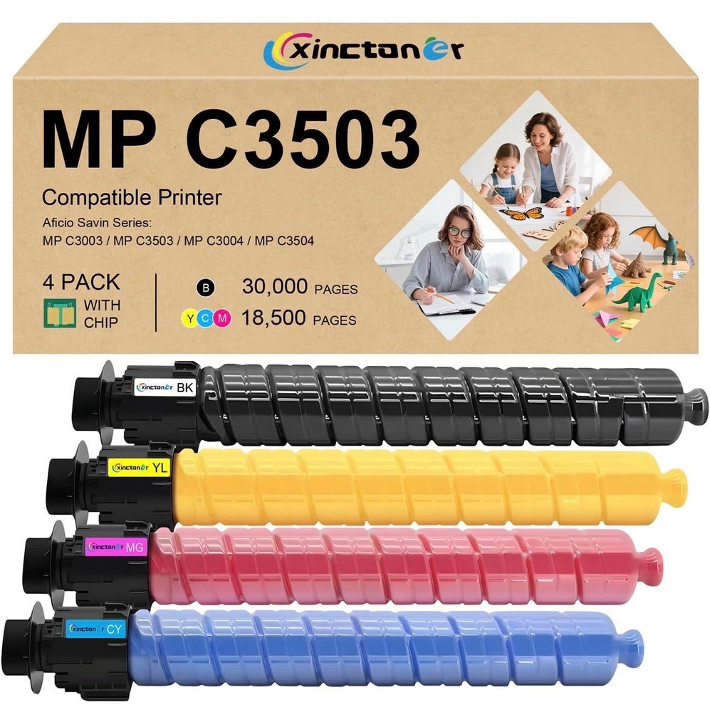 Toner Cartridge for Ricoh 841813-841816 MP C3003 MP C3503 MP C3004 MP C3504