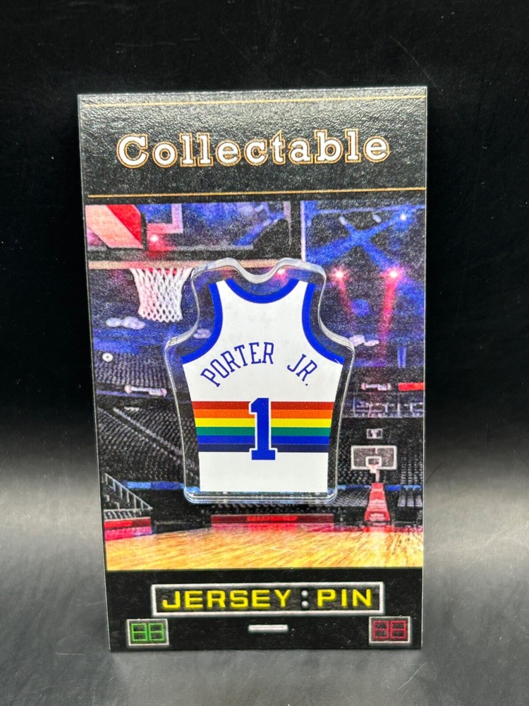 Denver Nuggets Michael Porter Jr Champions Jersey Lapel Pin - Classic Collectible