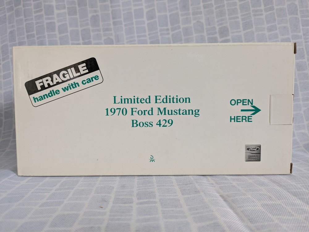 1970 Ford Mustang Boss 429 Danbury Mint 1:24 Limited Edition Model