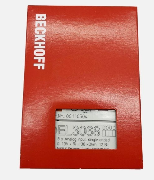 New In Box Beckhoff EL3068 PLC Module EL3068 EL3068 Free shipping