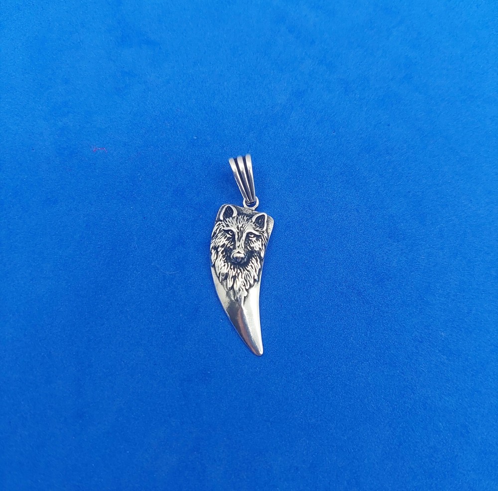 Dije De Colmillo  De Lobo  En Plata925