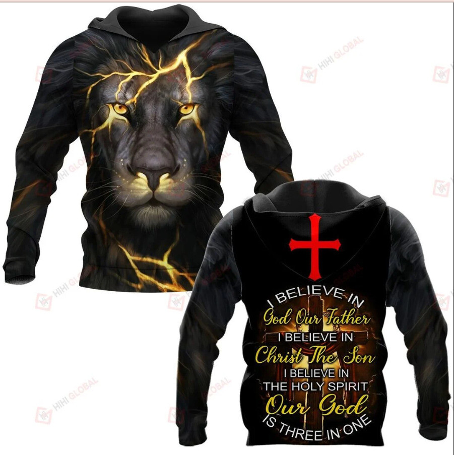 BELIEVE IN GOD OUR FATHER I BELIEVE 3D HOODIE Mother Day Gift Us Size Best Price-image