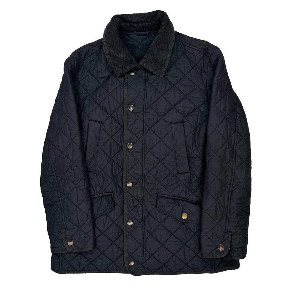 Barbour Quilted Jacket - Medium Black Polyester