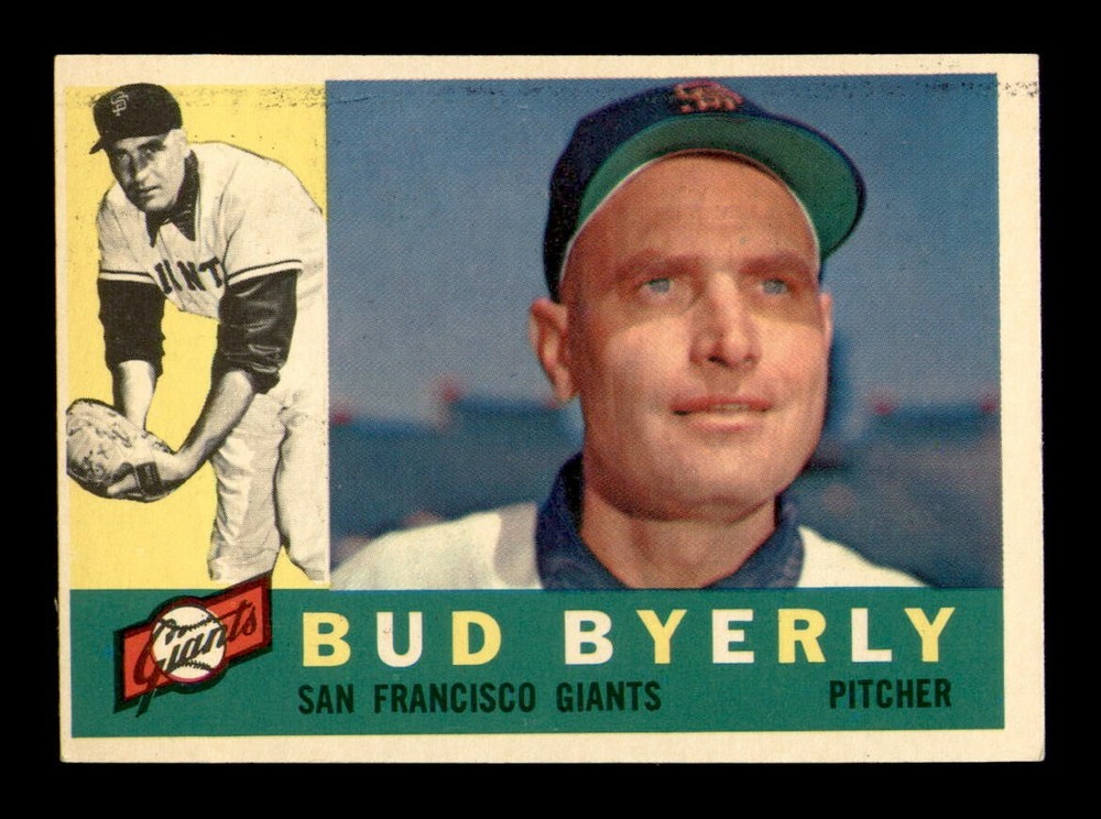 1960 Topps #371 Bud Byerly NM Baseball Card OBGcards