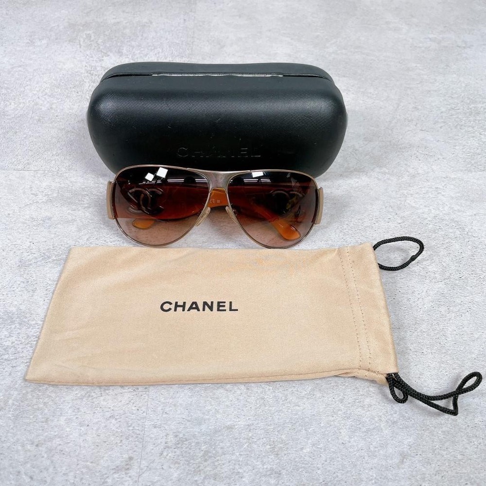 Chanel Coco Mark Sunglasses with Protective Case