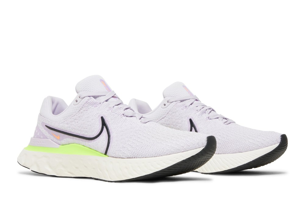Nike React Infinity Run Flyknit 3 Barely Grape Ghost Green Men's DH5392-500