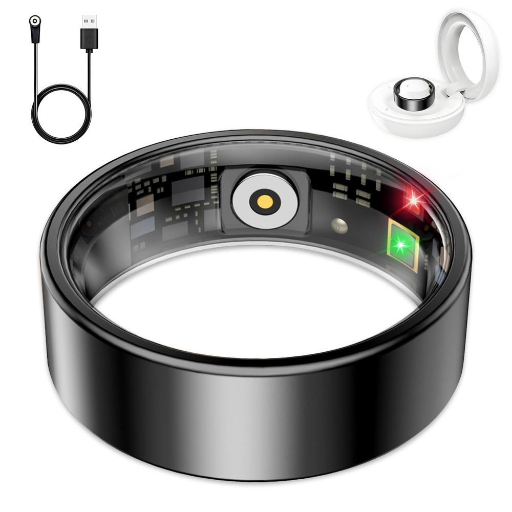 Smart Ring for Women & Men - Waterproof Sleep & Fitness Tracker with Health Monitoring