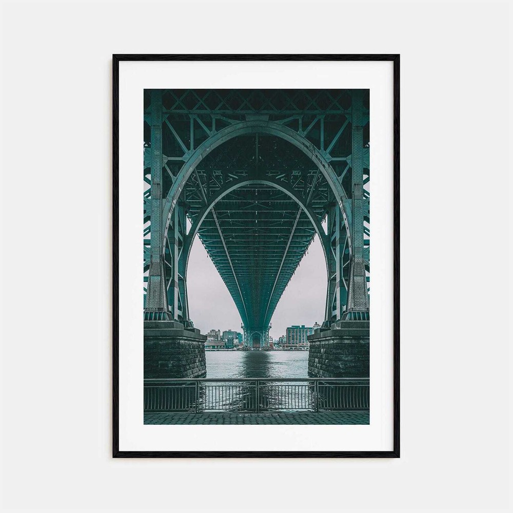 Williamsburg New York Colorful Poster Print No 2 Williamsburg Photo Wall Art