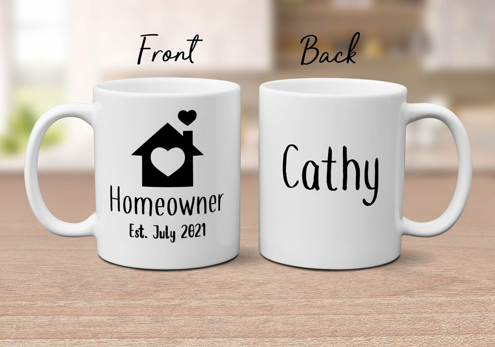 Personalized Home Owner Mug Established Year Housewarming Gift Funny Coffee Mug