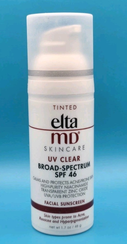 EltaMD UV Clear Tinted Facial Sunscreen SPF 46 1.7 Oz Broad Spectrum for Skin Protection