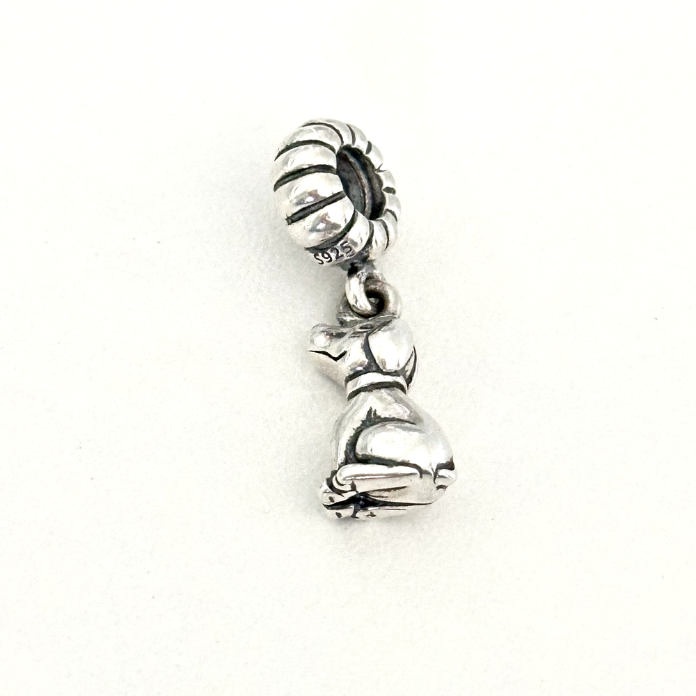 Pandora 925 Sterling Silver Buddy The Dog Dangle Charm Bead  