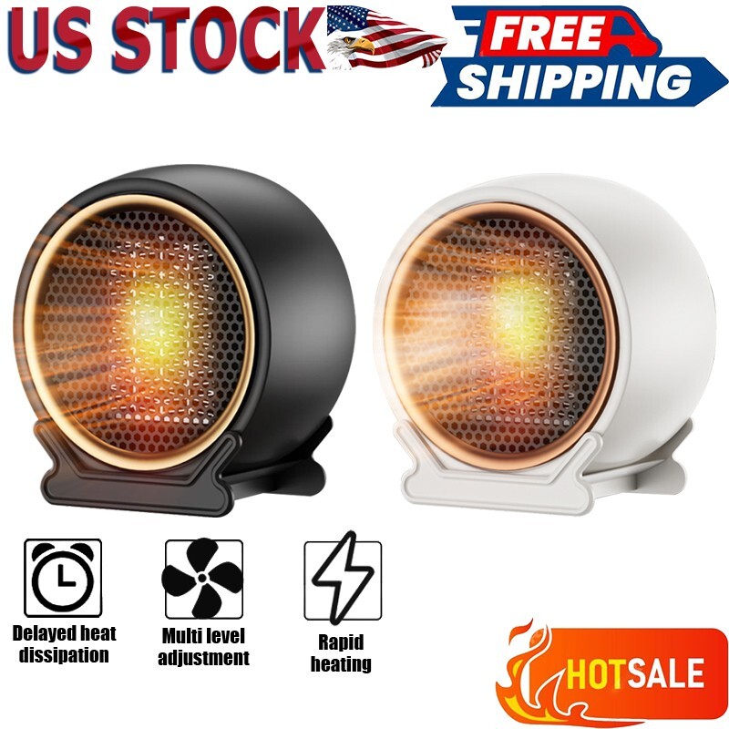 1500W Portable Electric Space Heater Garage Hot Air Fan for Indoor Large Room US