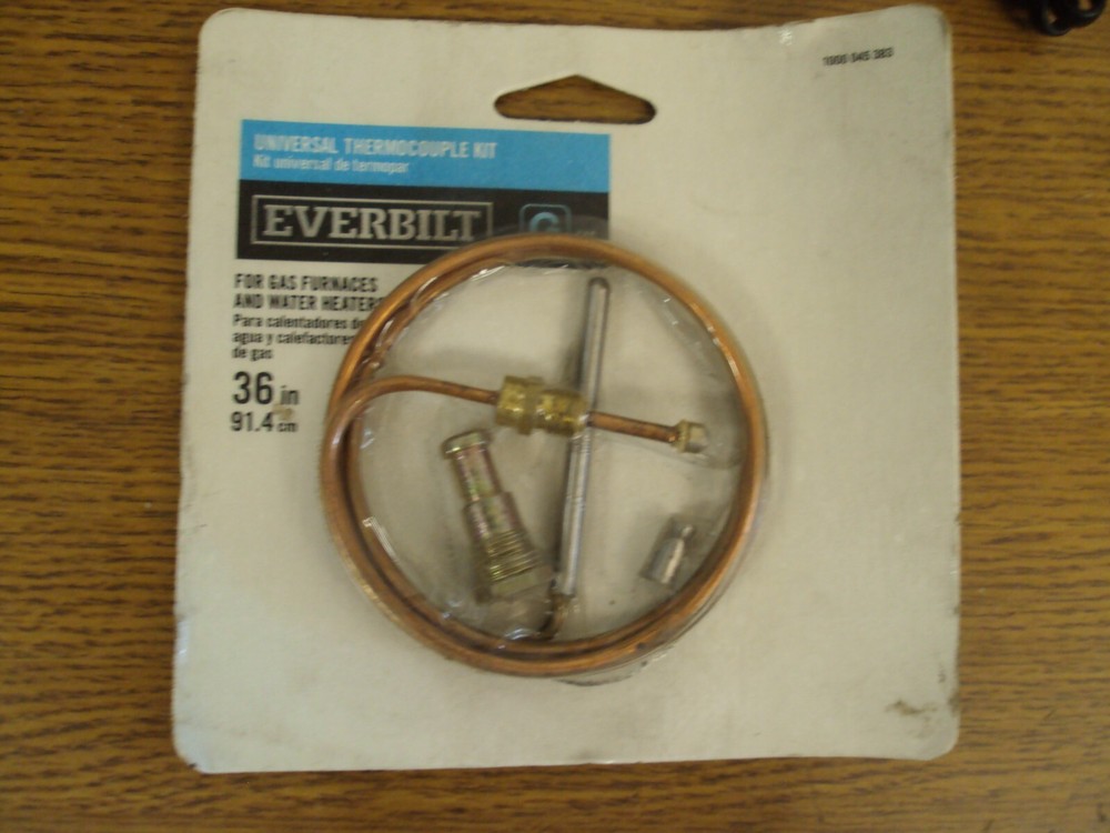 New Sealed Everbilt Universal Thermocouple Kit 36