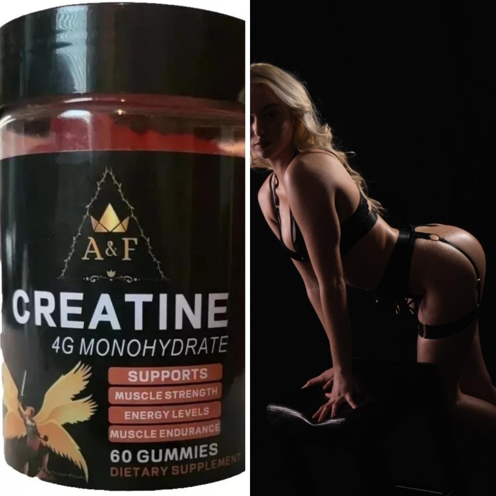 Boost Muscle and Butt Growth with 4g Creatine Monohydrate Yummy Gummies