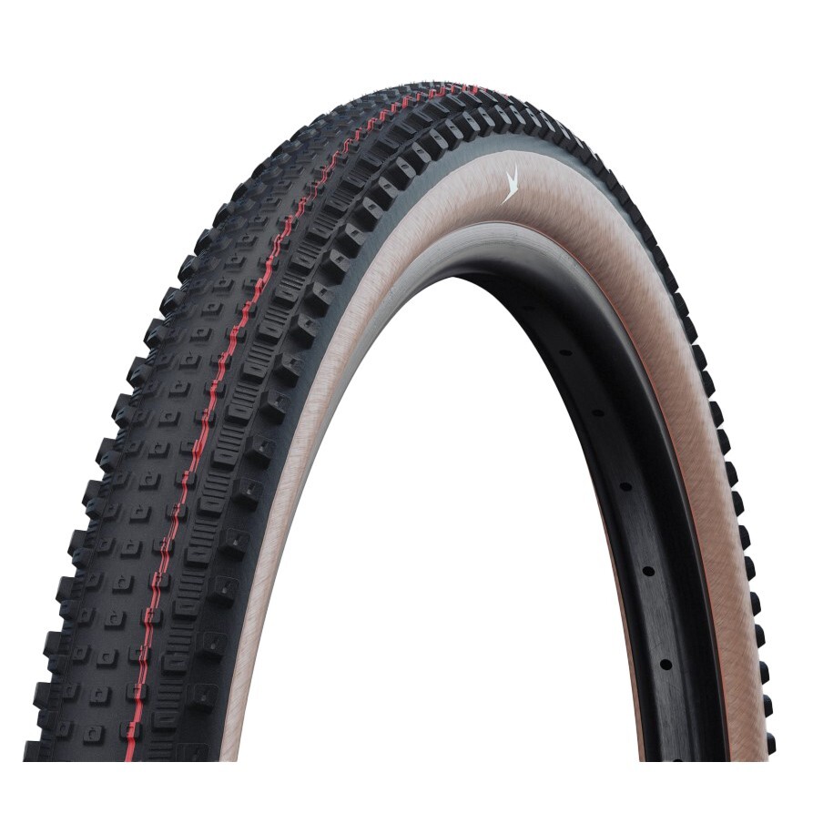 Schwalbe Rick XC Pro Tubeless Ready MTB Tire Addix Speed Tanwall 29x2.4 for Fast Trail Riding