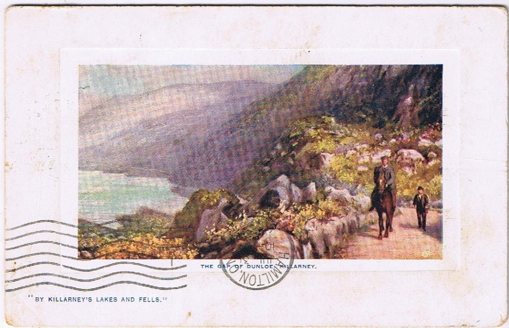 Postcard Gap Of Dunloe Killarneys Lakes & Dells Ireland
