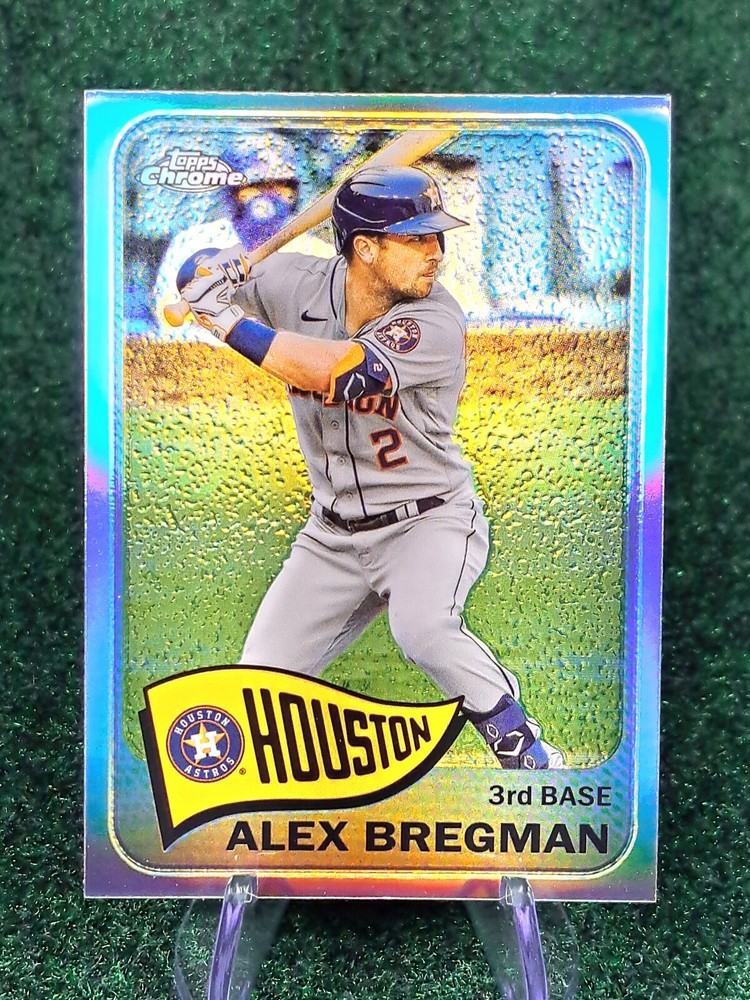 Alex Bregman 2021 Topps Series 2 Chrome Redux Throwback Card #Th65-24 Astros