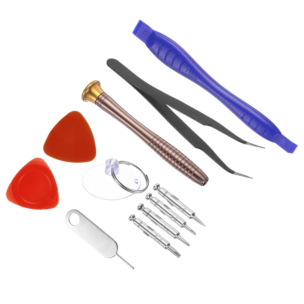 2 Set 8cm Length Screwdriver 8 in 1 Magnetic Mini Screwdriver Opening Pry Tool