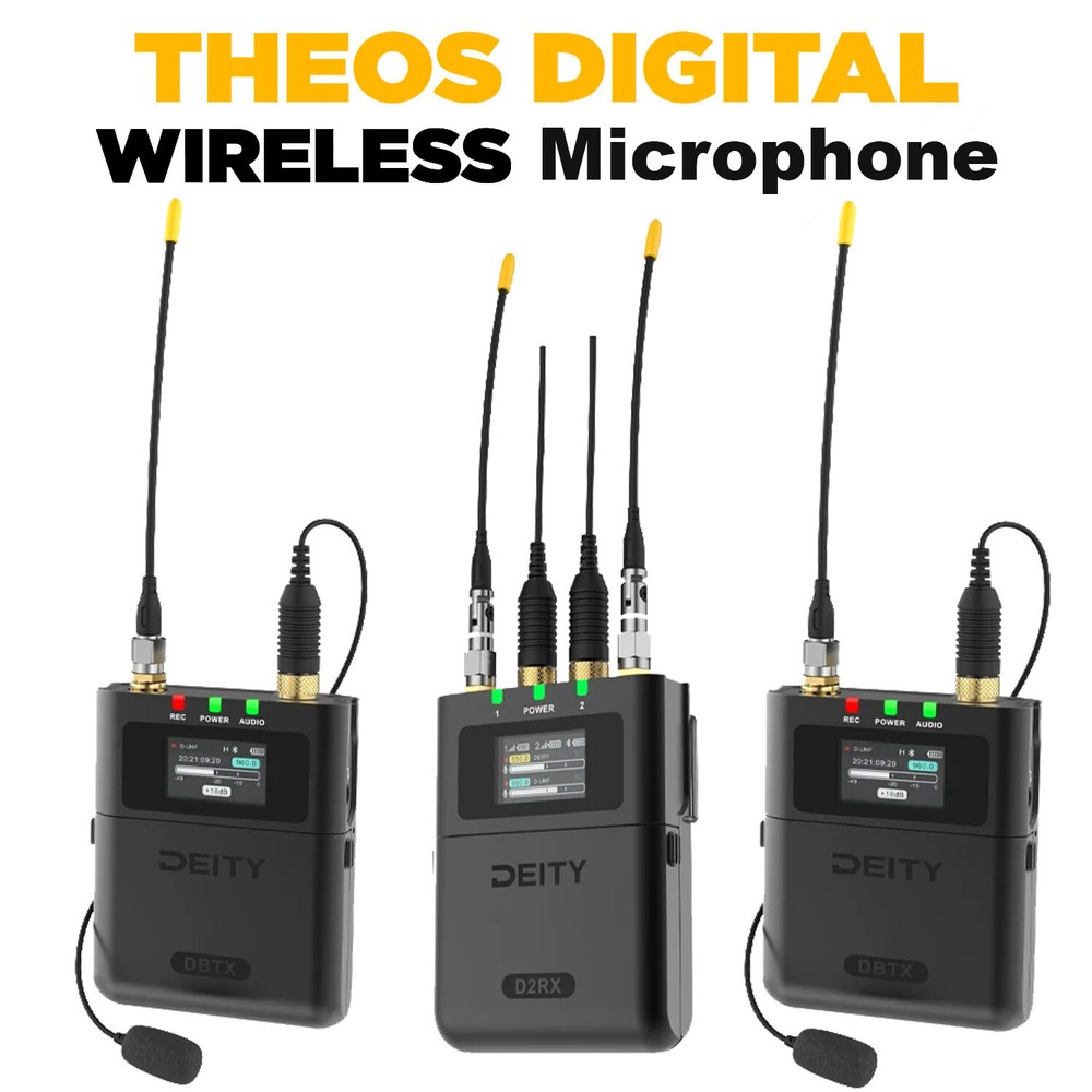Deity Theos UHF Digital Wireless Microphone Full-color LCD Screen Global Version